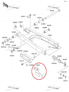 OEM Chain Guide RR KLR 87-11