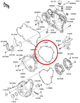 OEM Generator Case GSKT KLR650