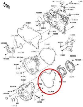 OEM Generator Cov GSKT KLR650