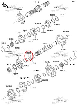 OEM O-Ring Output SH KLR 87-07