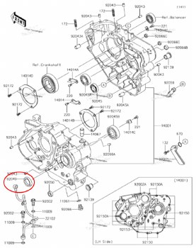 OEM Seal Oil TC32457 KLR 87-18