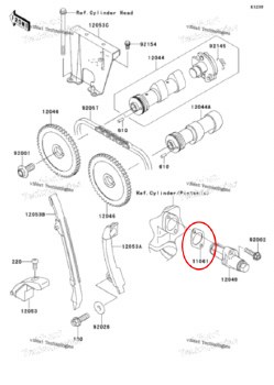 OEM Tensioner Gasket KLR 11-18