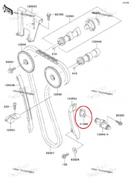 OEM Tensioner Gasket KLR 87-10