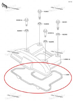 OEM Valve Cover Gasket KLR650