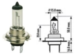 Halogen Bulb Lamp H7 12V55W