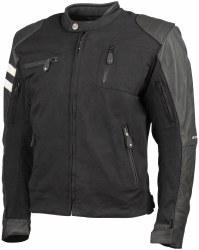 JR 67 JKT LTH/TXT BK MD