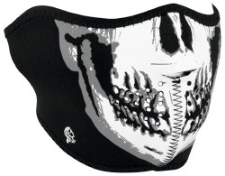 Neoprene 1/2 Skull Mask