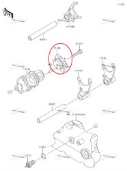 OEM Cam Change Drum KLR 87-24