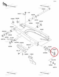 OEM Chain ADJ Stop KLR 87-07