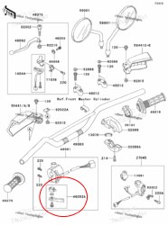 OEM Choke Lever KLR 87-07