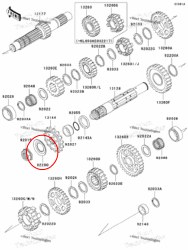 OEM CounterSH Washer KLR 87-07