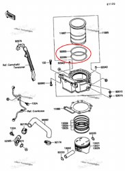 OEM Cylinder O-Ring KLR 87-95