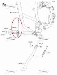 OEM Side STND Switch KLR 08-10