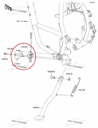 OEM Side STND Switch KLR 11-24