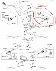 OEM Signal FR RH KLR650 08-18