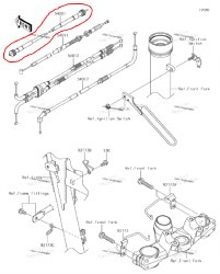 OEM Speedo Cable KLR 11-18