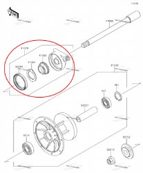 OEM Speedo Case Assy 87-18 KLR