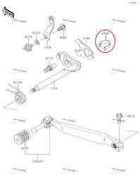 OEM Spring Change Lever KLR650