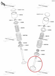 OEM Valve Intake KLR 87-10