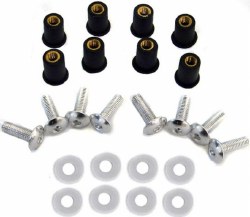 Python Windshield Screw Set