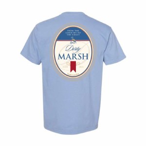 Dirty Marsh Beer Label T-Shirt SMALL