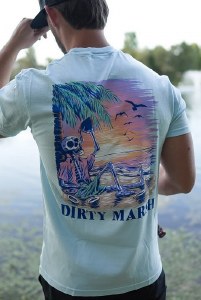 Dirty Marsh Debloat Skelly T-Shirt SMALL