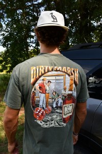 Dirty Marsh Dice Game T-Shirt SMALL