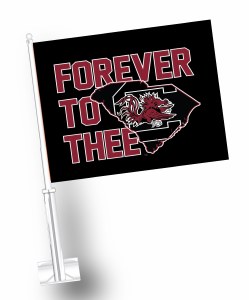 South Carolina Gamecocks Forever to Thee Car Flag