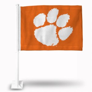 Clemson Tigers PAW Car Flag