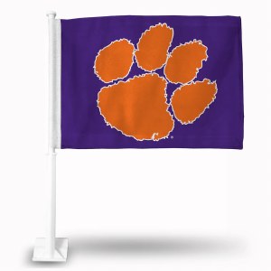 Clemson Tigers PAW Car Flag