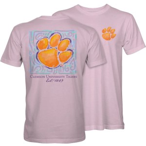 Clemson Tigers Watercolor T-Shirt SMALL