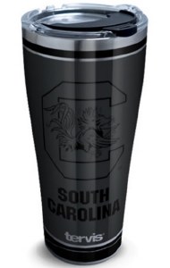 South Carolina Gamecocks 30oz Blackout Stainless Steel Tervis Tumbler