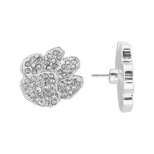 Clemson Tigers Paw Post Earrings