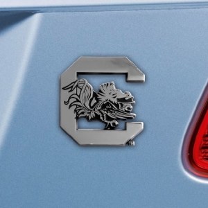 South Carolina Gamecocks Metal Auto Emblem