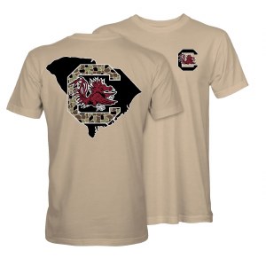 South Carolina Gamecocks Duck Camo T-Shirt SMALL
