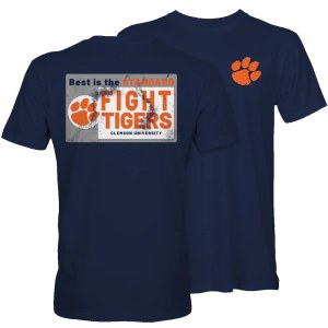Clemson Tigers Fight Tigers Label T-Shirt SMALL