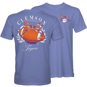 Clemson Tigers Bow Football Youth T-Shirt YOUTH X-SMALL