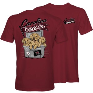 South Carolina Gamecocks Cooler Pups T-Shirt SMALL