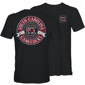 South Carolina Gamecocks Distressed Circle T-Shirt SMALL
