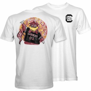 South Carolina Gamecocks Watercolor Cocky T-Shirt SMALL