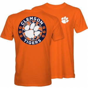 Clemson Tigers Circle Duck Camo T-Shirt SMALL
