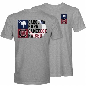 South Carolina Gamecocks Born & Raised T-Shirt SMALL