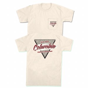 Old Row Columbia Retro Triangle T-Shirt MEDIUM