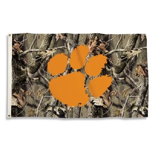 Clemson Tigers Mossy Oak 3x5 Banner Flag