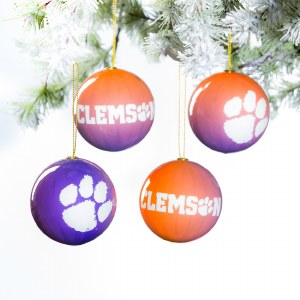 Clemson Tigers 12pc Ornament Set