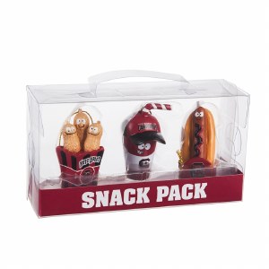 South Carolina Gamecocks Snack Pack Ornament Set