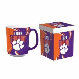 Clemson Tiger 14oz Ceramic Mug with Gift Box