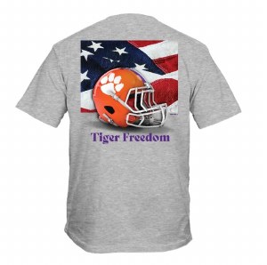 Clemson Tigers Free Helmet T-Shirt YOUTH SMALL