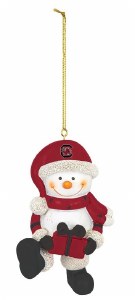South Carolina Gamecocks Snowman Christmas Ornament
