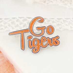 Clemson Tigers Go Tigers Lapel Pin